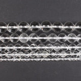 Natural Clear Quartz Crystal Round Beads 4-12mm