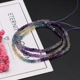 Natural Stone Beads Fluorite Citrine Loose Crystal Bead Jewelry Making Diy