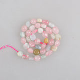 Natural Morganite Beads 8-10mm Oval Gravel for Bracelet