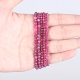 100% Natural Ruby Loose Beads 2 3 4mm for Jewelry Making