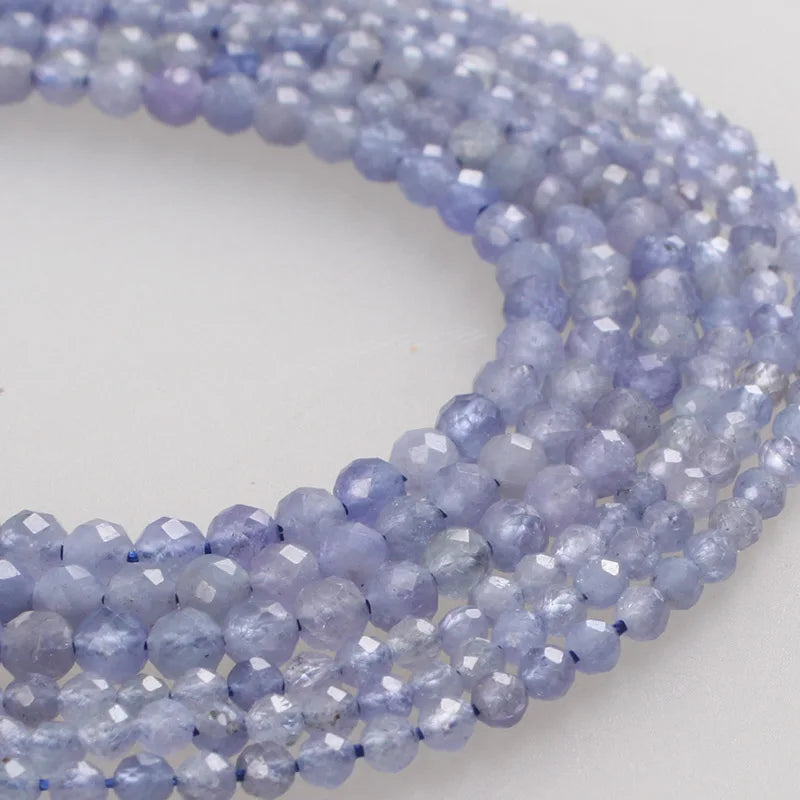 Faceted Tanzanite Stone Loose Beads 2 3mm for Jewelry Making