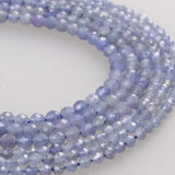Faceted Tanzanite Stone Loose Beads 2 3mm for Jewelry Making
