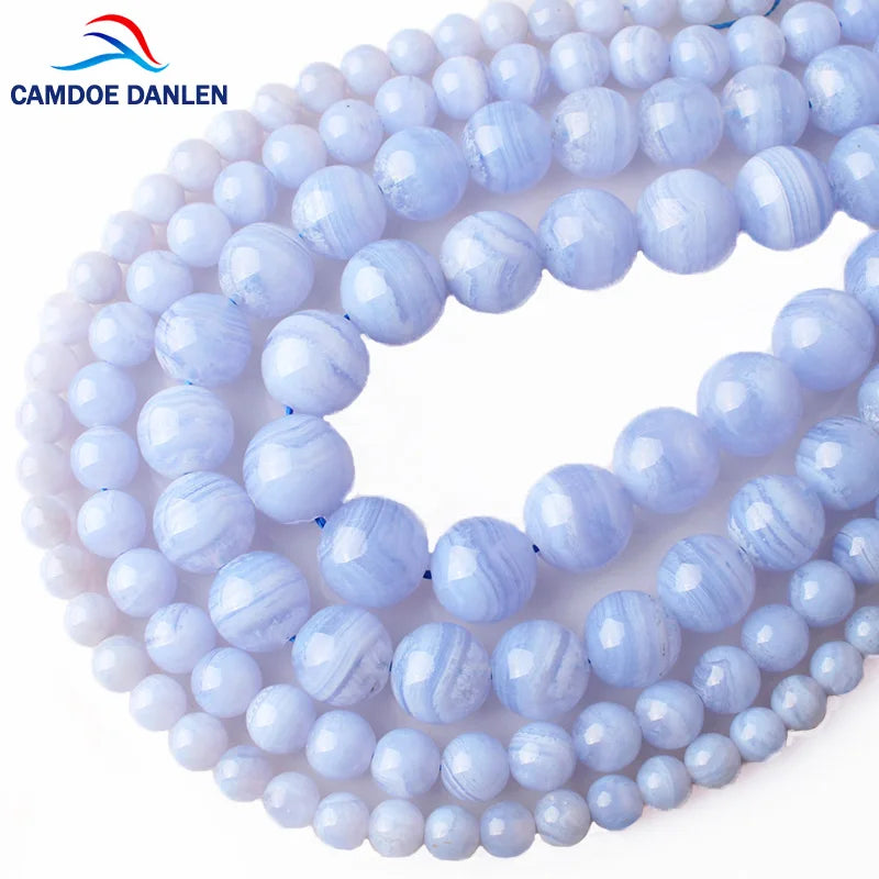 Natural Stone Lace Agates Round Loose Beads 4 6 8 10 12 14MM