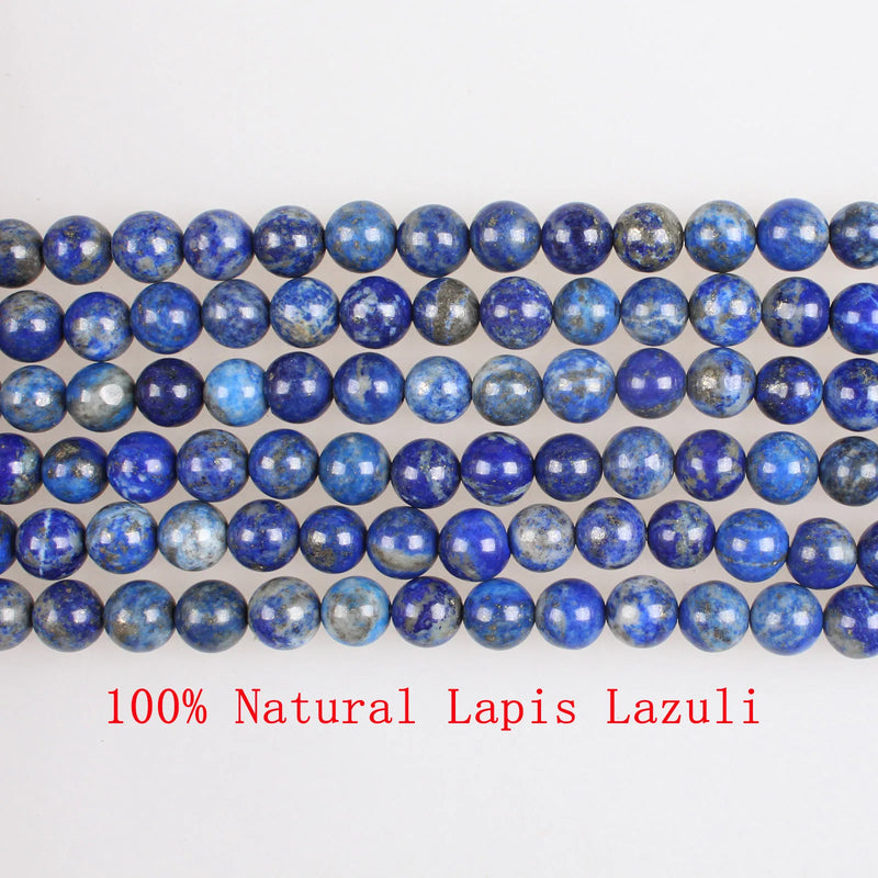 Natural Lapis Lazuli Stone Beads Round Loose Beads 4-12mm for DIY Jewelry