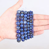 Natural Lapis Lazuli Stone Beads Round Loose Beads 4-12mm for DIY Jewelry