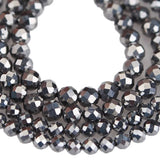 Natural Stone Small Beads Top Faceted Terahertz 2/3/4/5/6/8/10mm Section