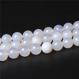 Natural Stone Agates Beads 4/6/8/10/12mm Strand 15''