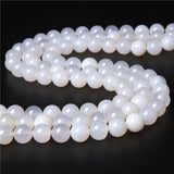 Natural Stone Agates Beads 4/6/8/10/12mm Strand 15''