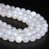Natural Stone Agates Beads 4/6/8/10/12mm Strand 15''