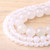 Natural Stone Agates Beads 4/6/8/10/12mm Strand 15''
