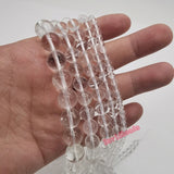 Clear Rock Crystal Quartz Stone Beads for Jewelry Making DIY Bracelet Necklace