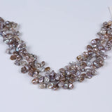 Natural Freshwater Loose Pearl 10-13mm Purple Keshi Bead