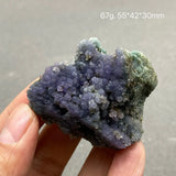 Natural Grape Agate Mineral Specimen Stones Healing Crystals