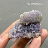 Natural Grape Agate Mineral Specimen Stones Healing Crystals