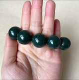 100% Natural Hetian Green Jade Bracelet Bangle Beads Jadite Jade Bracelets