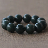 100% Natural Hetian Green Jade Bracelet Bangle Beads Jadite Jade Bracelets