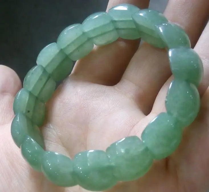 Natural Jade Bracelet Lucky Amulet Fine Jewelry Bangle