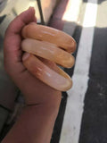 Natural Jade Bangle Handcarved Women's Jewelry Bracelet
