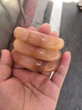 Natural Jade Bangle Handcarved Women's Jewelry Bracelet