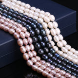 Natural Freshwater Pearl Beads 8-9mm for Jewelry Making DIY
