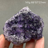 Purple Stepped Fluorite Cluster Mineral Specimens Gem Stones