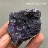 Purple Stepped Fluorite Cluster Mineral Specimens Gem Stones