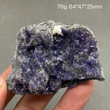 Purple Stepped Fluorite Cluster Mineral Specimens Gem Stones