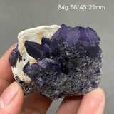Purple Stepped Fluorite Cluster Mineral Specimens Gem Stones