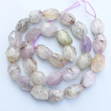 Natural Stone Beads 15in Faceted 5-12mm Cirtine Charoite Apatite Kunzite