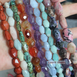 Natural Stone Beads 15in Inregular Faceted 5-12mm - DIY Jewelry Making