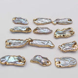 Freshwater Baroque Pearl Charms for DIY Jewelry Single Hole Without Ring