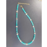Nature Freshwater Pearl Necklace Bohemian Beaded Jewelry