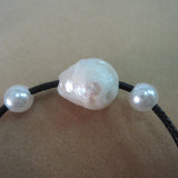 Baroque Freshwater Pearl Bracelet, Natural White Pearl Jewelry