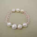 Freshwater Pearl Bracelet with Crystals