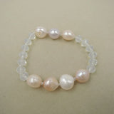 Freshwater Pearl Bracelet with Crystals