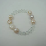 Freshwater Pearl Bracelet with Crystals