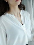 925 Silver Leaf Necklace Enamel Women Girls Kids Party Gift
