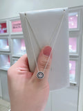 925 Sterling Silver Rose Petals Collier Necklace for Women