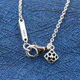 925 Sterling Silver Rose Petals Collier Necklace For Women