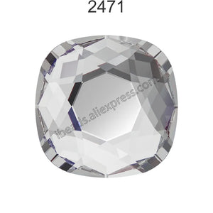Austrian Crystals 2471 Cushion Flat Back Rhinestone for Nail Art Clothing