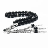 Natural Agates Stone Muslim Prayer Beads Islamic Tasbih Allah Prayer Rosary