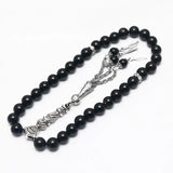 Natural Agates Stone Muslim Prayer Beads Islamic Tasbih Allah Prayer Rosary