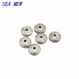 100 PCS 10*3mm Tibetan Silver Flying Saucer Spacer Beads