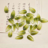 100 PCS Lampwork Leaf Pendant Charms For DIY Jewelry Making
