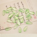 100 PCS Lampwork Leaf Pendant Charms For DIY Jewelry Making