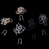 100 PCS Transparent Resin Ear Hook For Jewelry Making