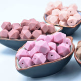 100 PCS 14MM Silicone Beads BPA Teething Teether DIY Jewelry