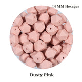 100 PCS 14MM Silicone Beads BPA Teething Teether DIY Jewelry