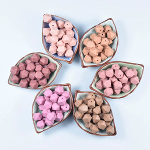 100 PCS 14MM Silicone Beads BPA Teething Teether DIY Jewelry