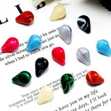 100 PCS 16x11mm Acrylic Water Droplets Bead Jewelry Accessories
